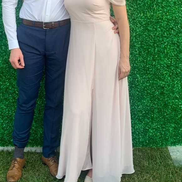 Birdy Grey pale blush bridesmaid dress - Picture 5 of 6